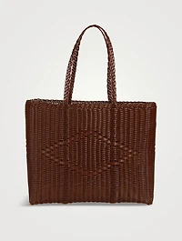 Large Basket Tote Bag