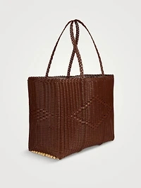 Large Basket Tote Bag