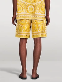 Barocco Silk Shorts