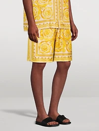Barocco Silk Shorts
