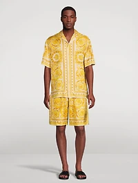Barocco Silk Shorts