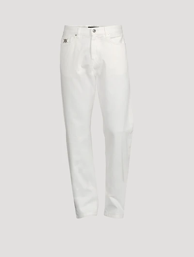Cotton Straight-Leg Jeans