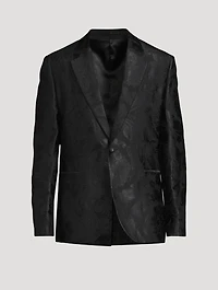 Barocco Jacquard Wool-Blend Jacket
