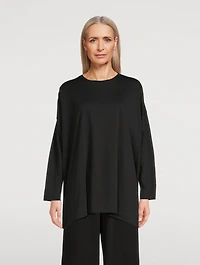 Long-Sleeve Pima Cotton T-Shirt