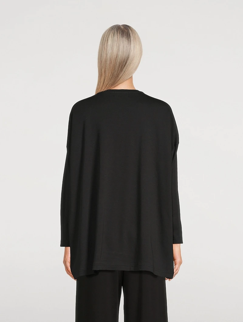 Long-Sleeve Pima Cotton T-Shirt