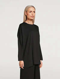 Long-Sleeve Pima Cotton T-Shirt