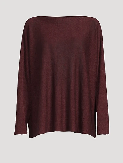 Sideways Linen Sweater