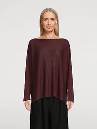 Sideways Linen Sweater