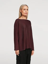 Sideways Linen Sweater