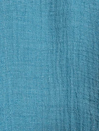 Tie-Front Linen Gauze Jacket