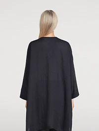 Longline Linen Blouse
