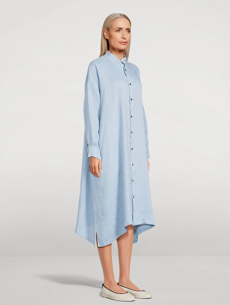 Linen Shirt Dress