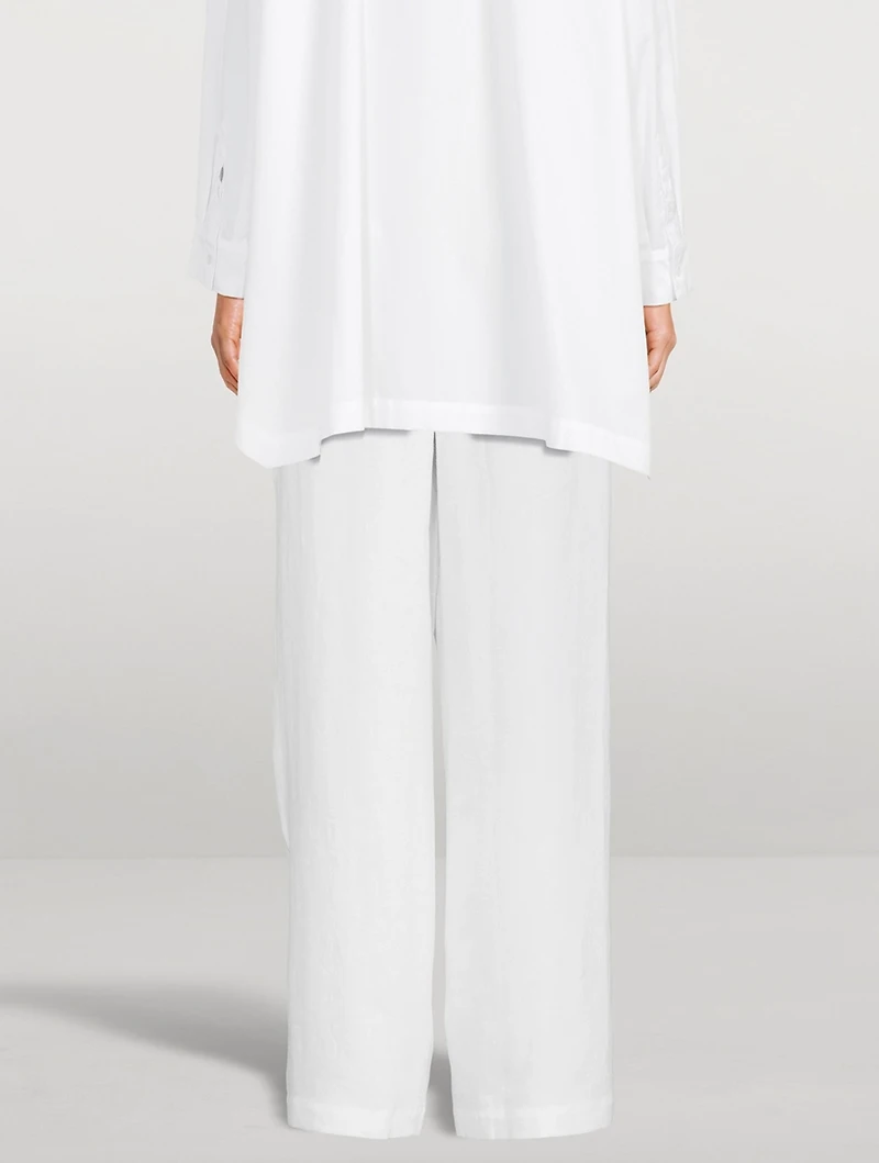Drawstring Linen Trousers