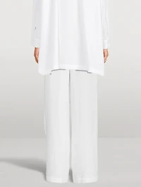 Drawstring Linen Trousers