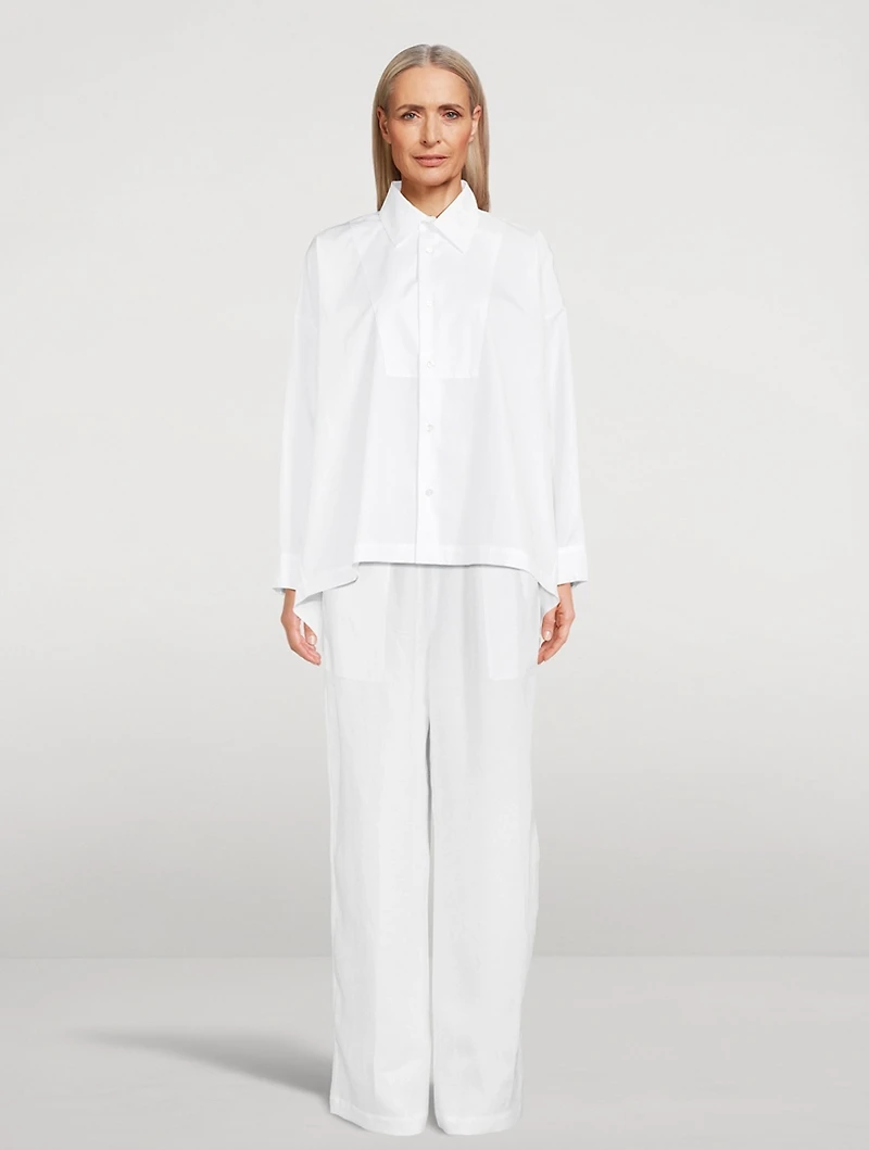 Drawstring Linen Trousers