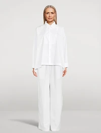 Drawstring Linen Trousers