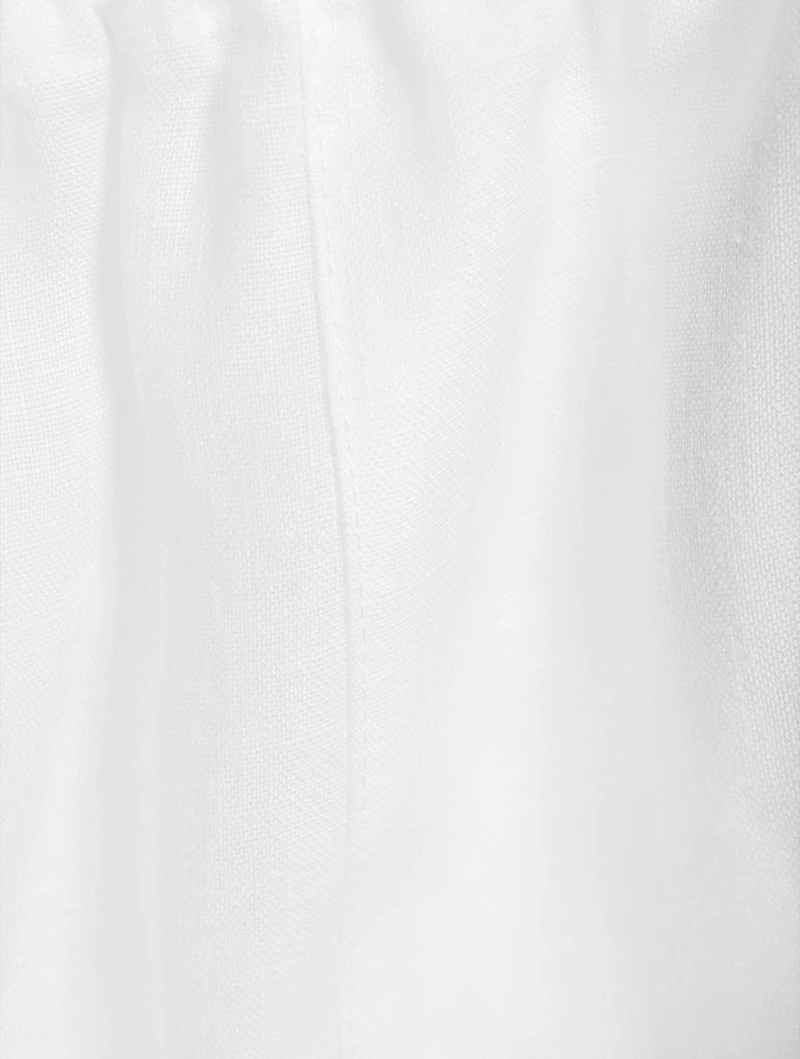 Drawstring Linen Trousers