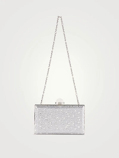 Skylar Slim Crystal Clutch