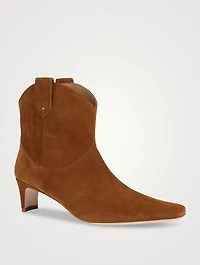 Wally Western Suede Ankle Boots