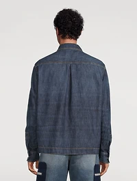 Monogram Track Denim Jacket