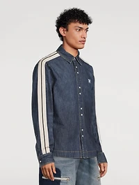 Monogram Track Denim Jacket