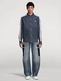Monogram Track Denim Jacket