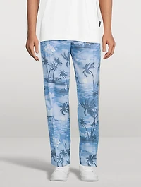 Sunset Cotton And Linen Pants