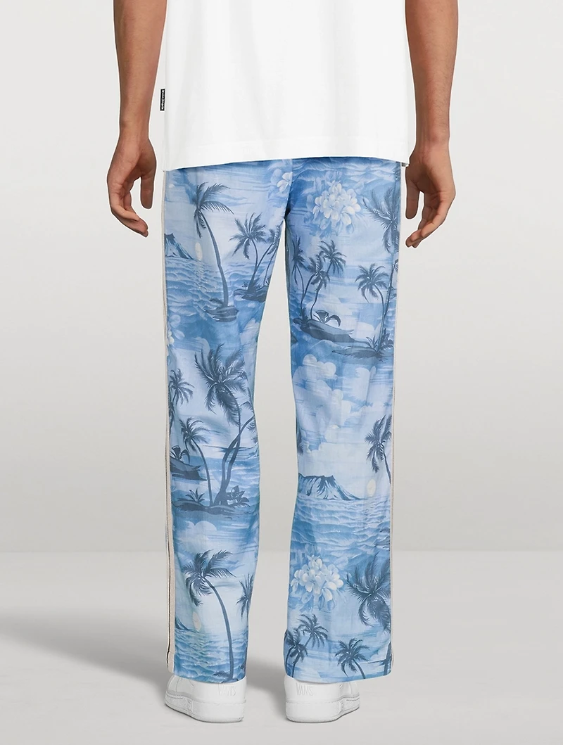 Sunset Cotton And Linen Pants