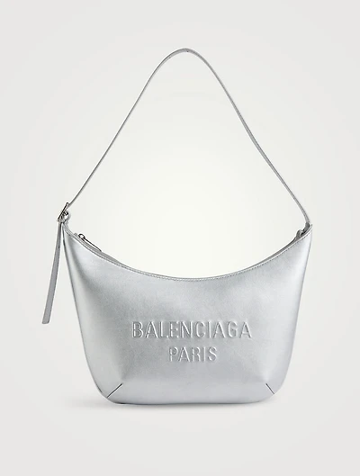 Mary-Kate Metallic Leather Sling Bag