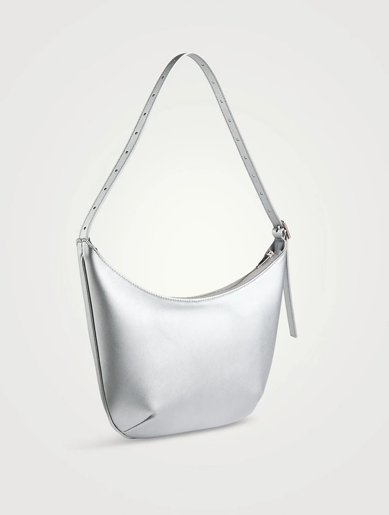 Mary-Kate Metallic Leather Sling Bag