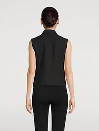 Wool-Blend Tailored Vest