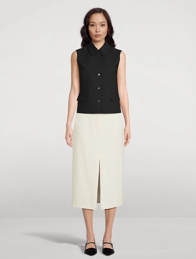 Admiral Crepe Midi Skirt