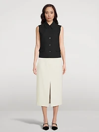 Admiral Crepe Midi Skirt