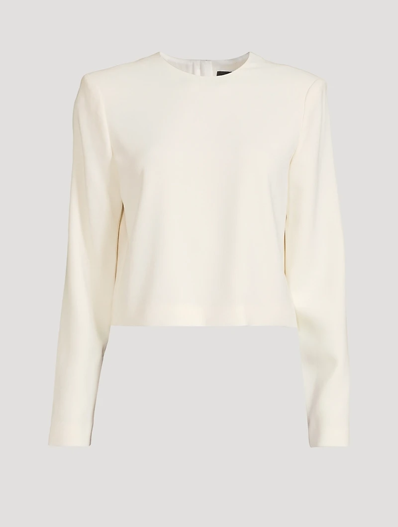 Admiral Crepe Long-Sleeve Top