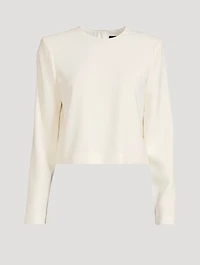 Admiral Crepe Long-Sleeve Top