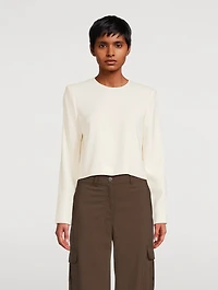 Admiral Crepe Long-Sleeve Top
