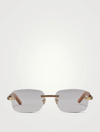 C De Cartier Rectangular Optical Glasses