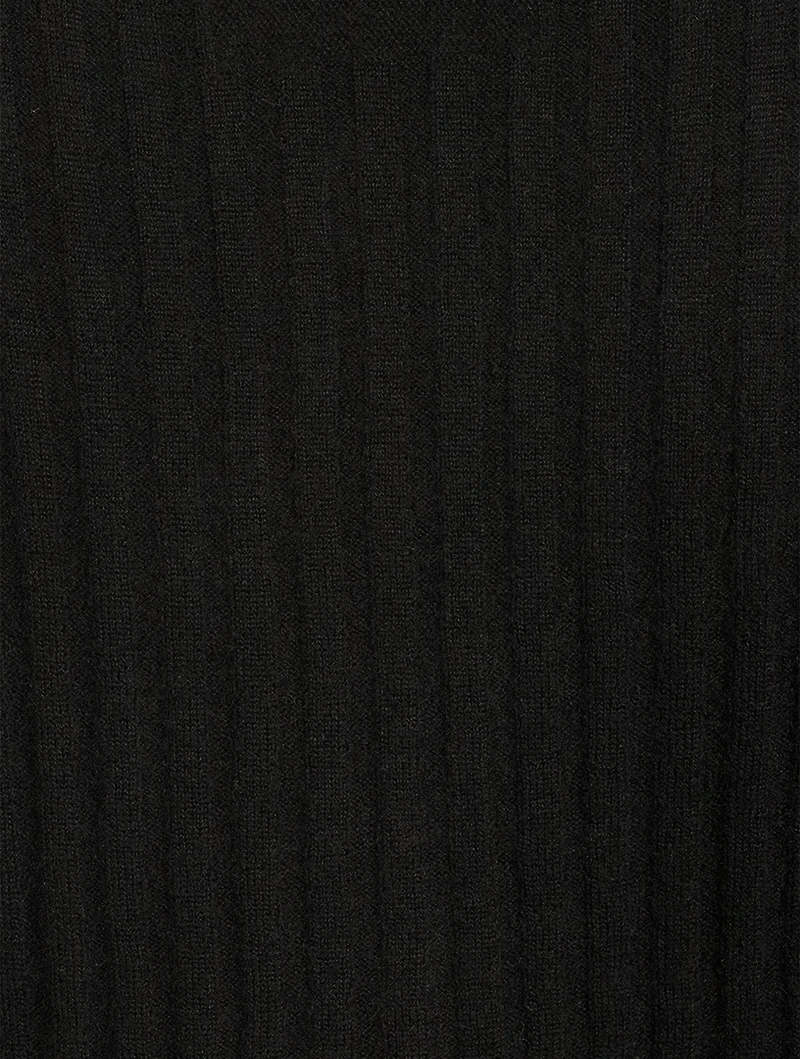 Rib-Knit Cardigan