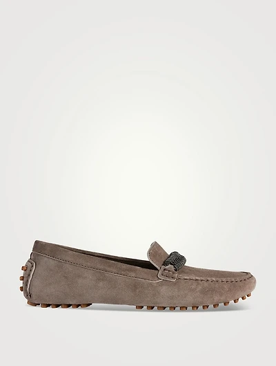 Suede Loafers