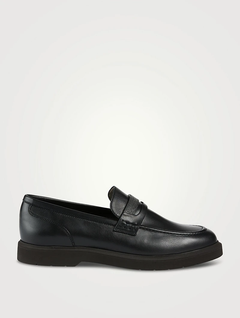 Leather Penny Loafers