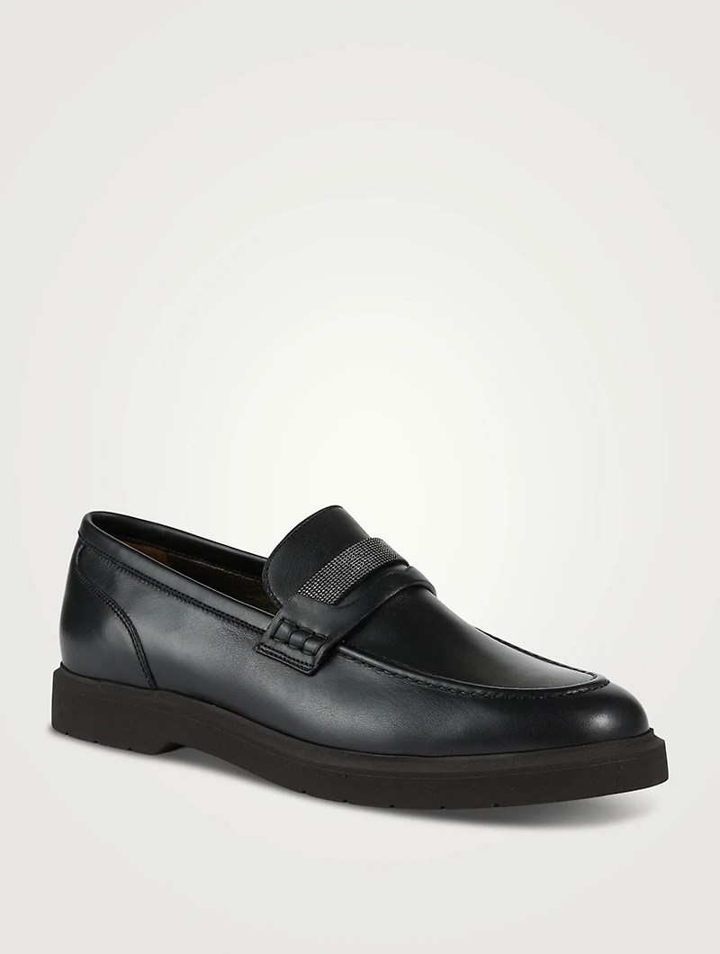 Leather Penny Loafers