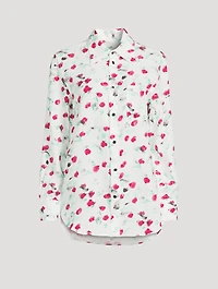 Long-Sleeve Shirt Floral Print