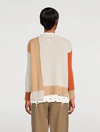 Colourblock Cashmere Cardigan