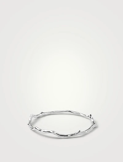 Classico Sterling Silver Branch Bangle Bracelet