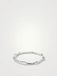 Classico Sterling Silver Branch Bangle Bracelet
