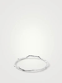 Classico Sterling Silver Branch Bangle Bracelet