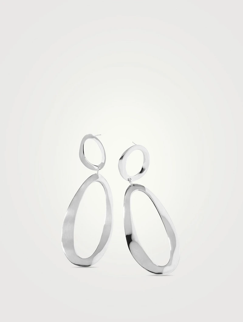 Classico Sterling Silver Snowman Earrings