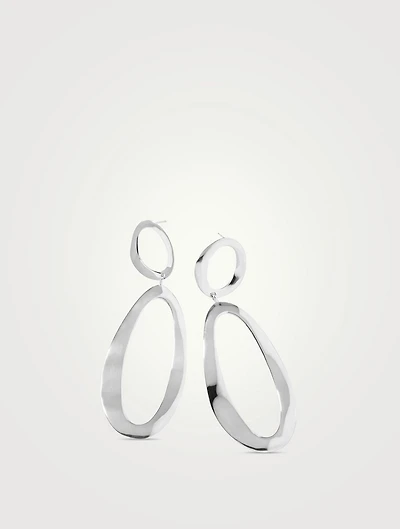 Classico Sterling Silver Snowman Earrings