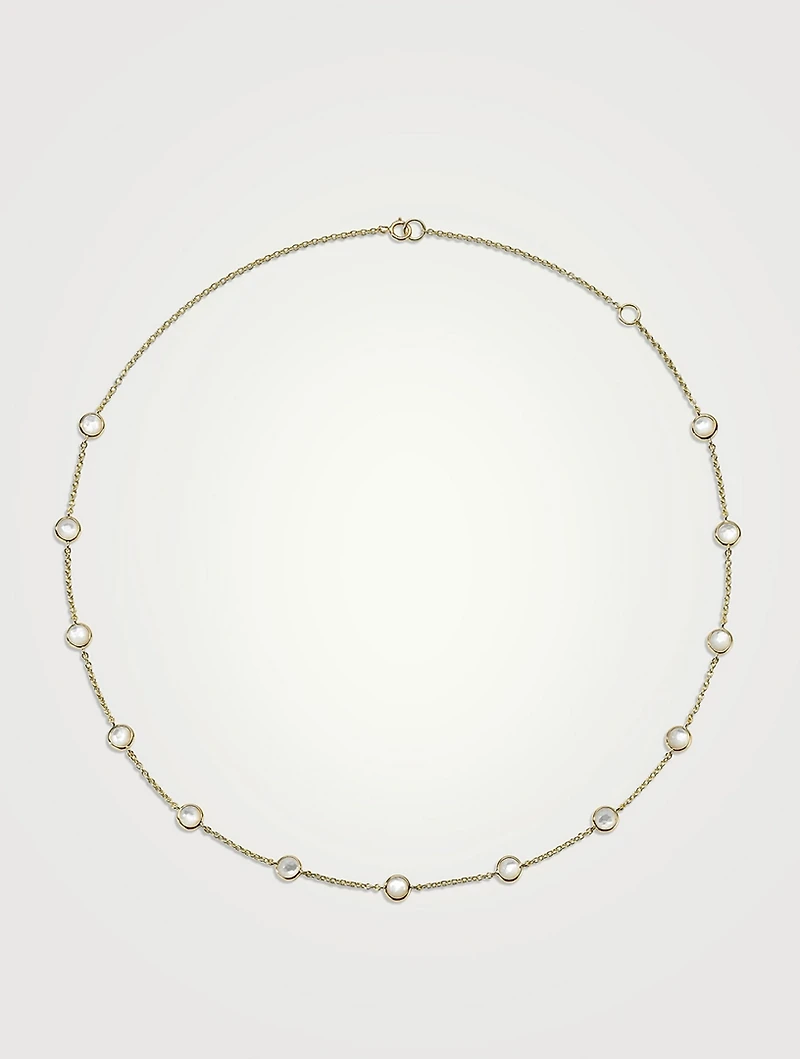 Lollipop 18K Gold Confetti Necklace With Mother-Of-Pearl