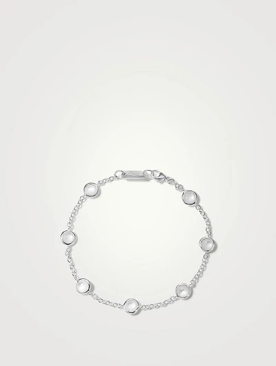 Lollipop Sterling Silver Confetti Bracelet With Mother-Of-Pearl